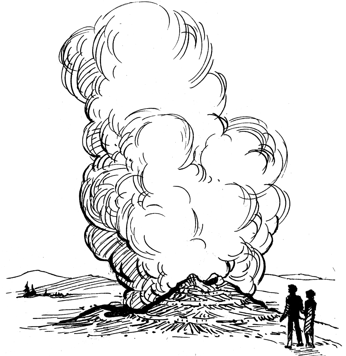 Графические картинки вулканы