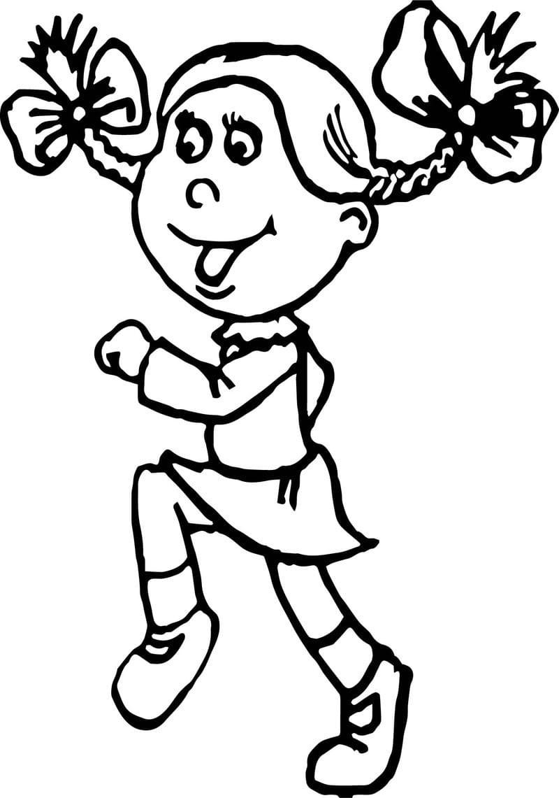 Раскраска Веселые человечки для детей