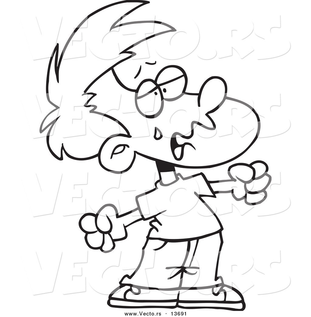 Раскраска мальчик плаче