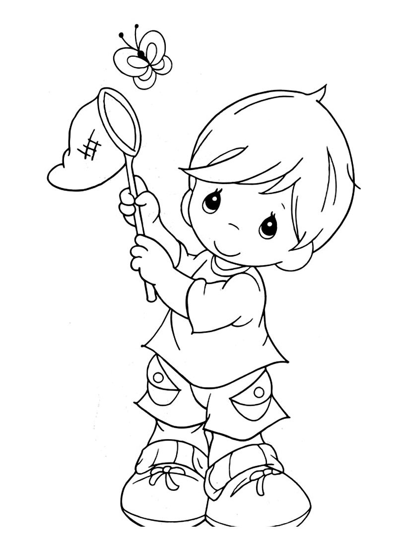 Дети раскраска для детей