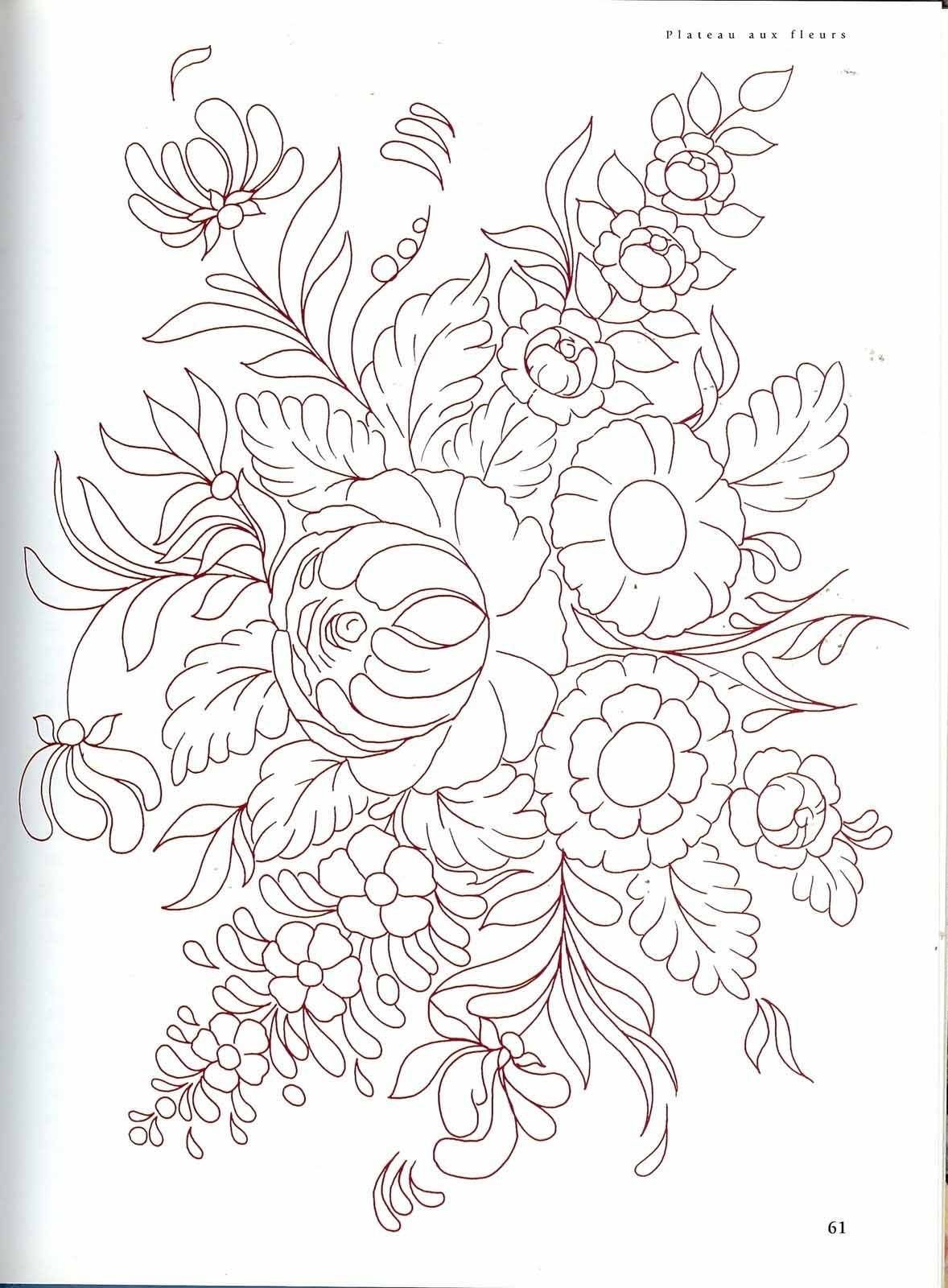 Узоры для вышивки гладью