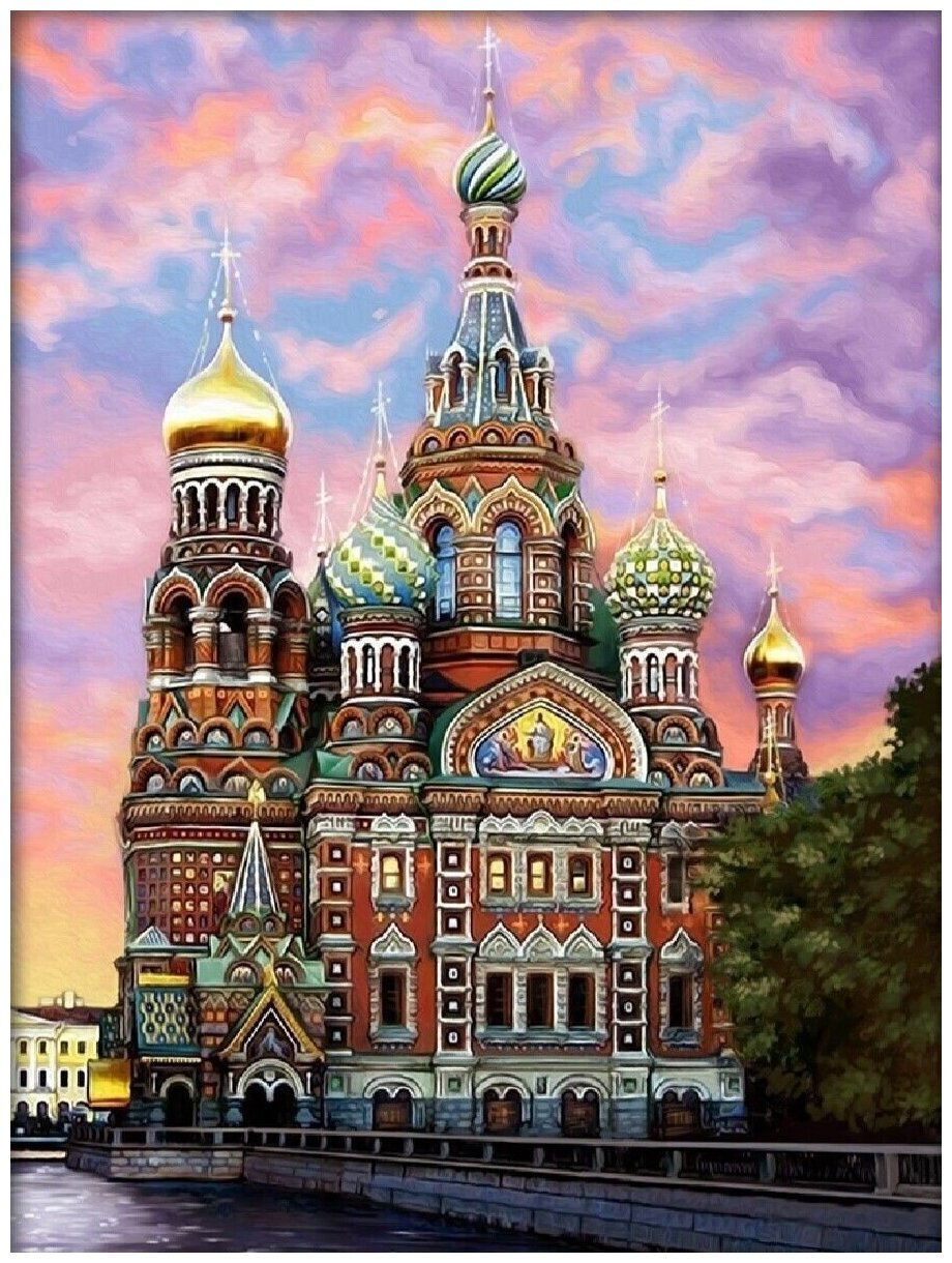 Спас на крови вектор чб