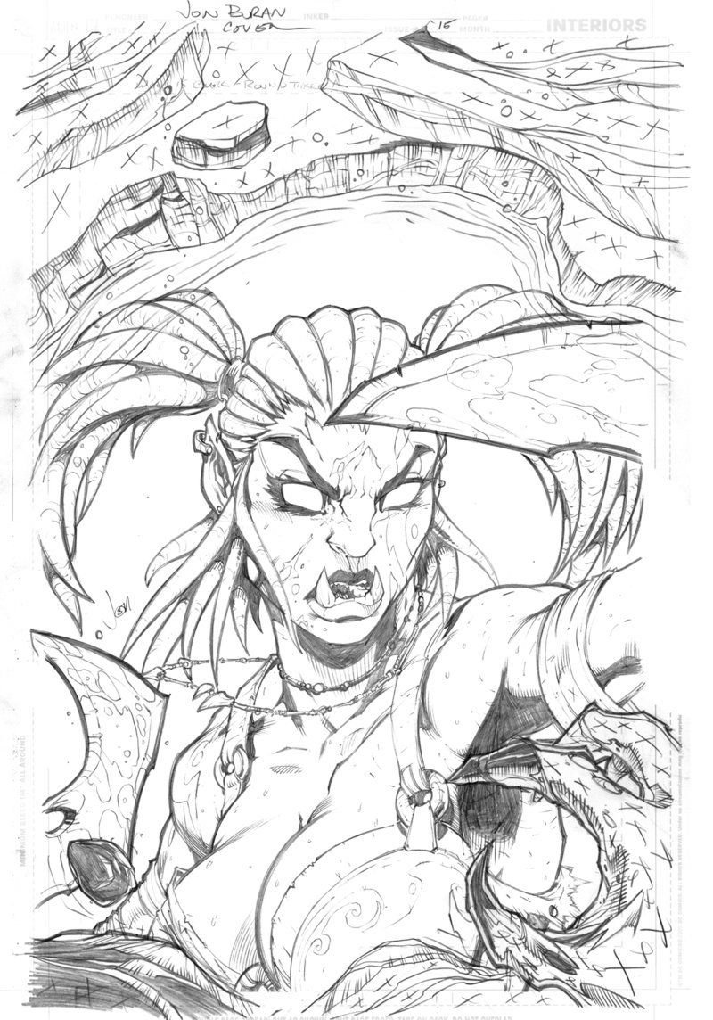 Раскраска World of Warcraft из книги