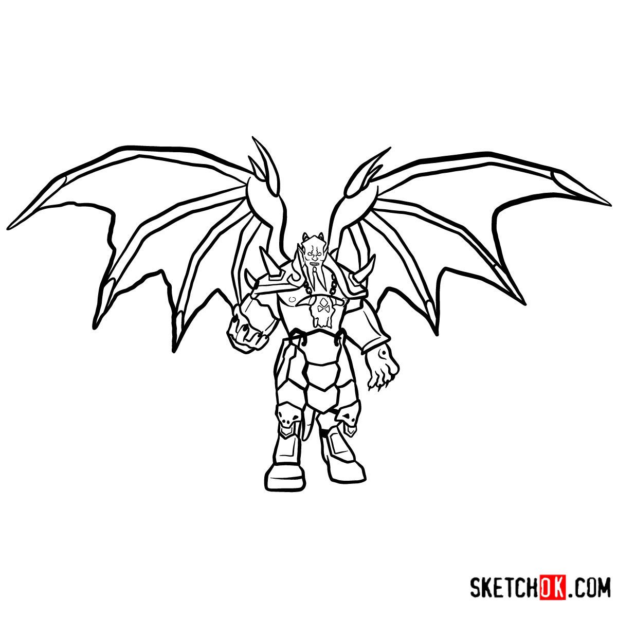 Раскраска варкрафт драконы