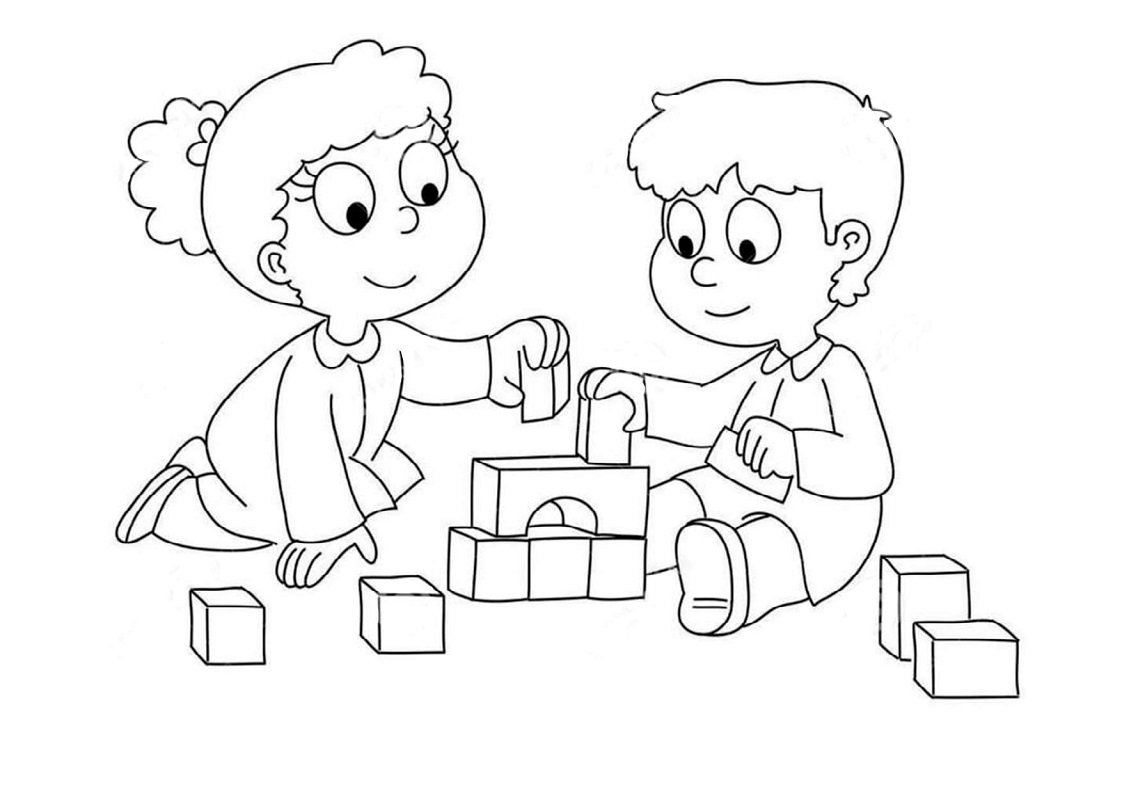 Химик раскраска