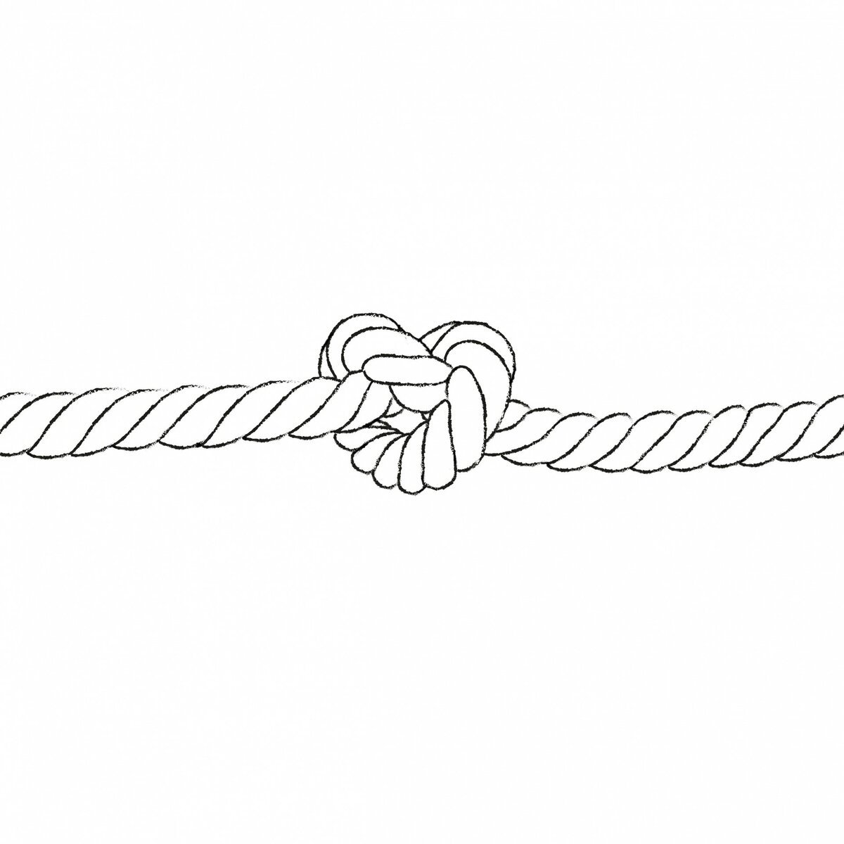 Веревка нарисованная