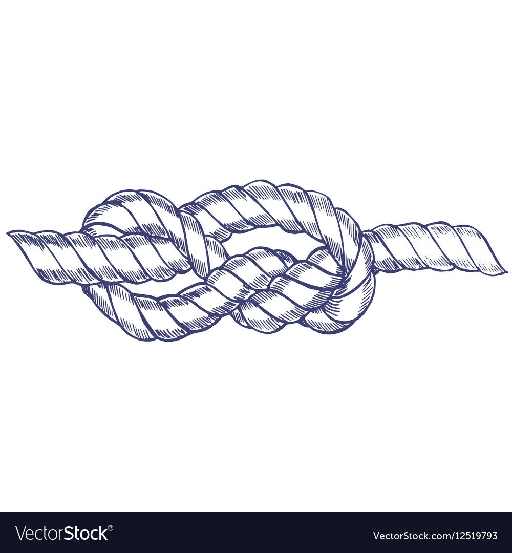 Рисование веревкой