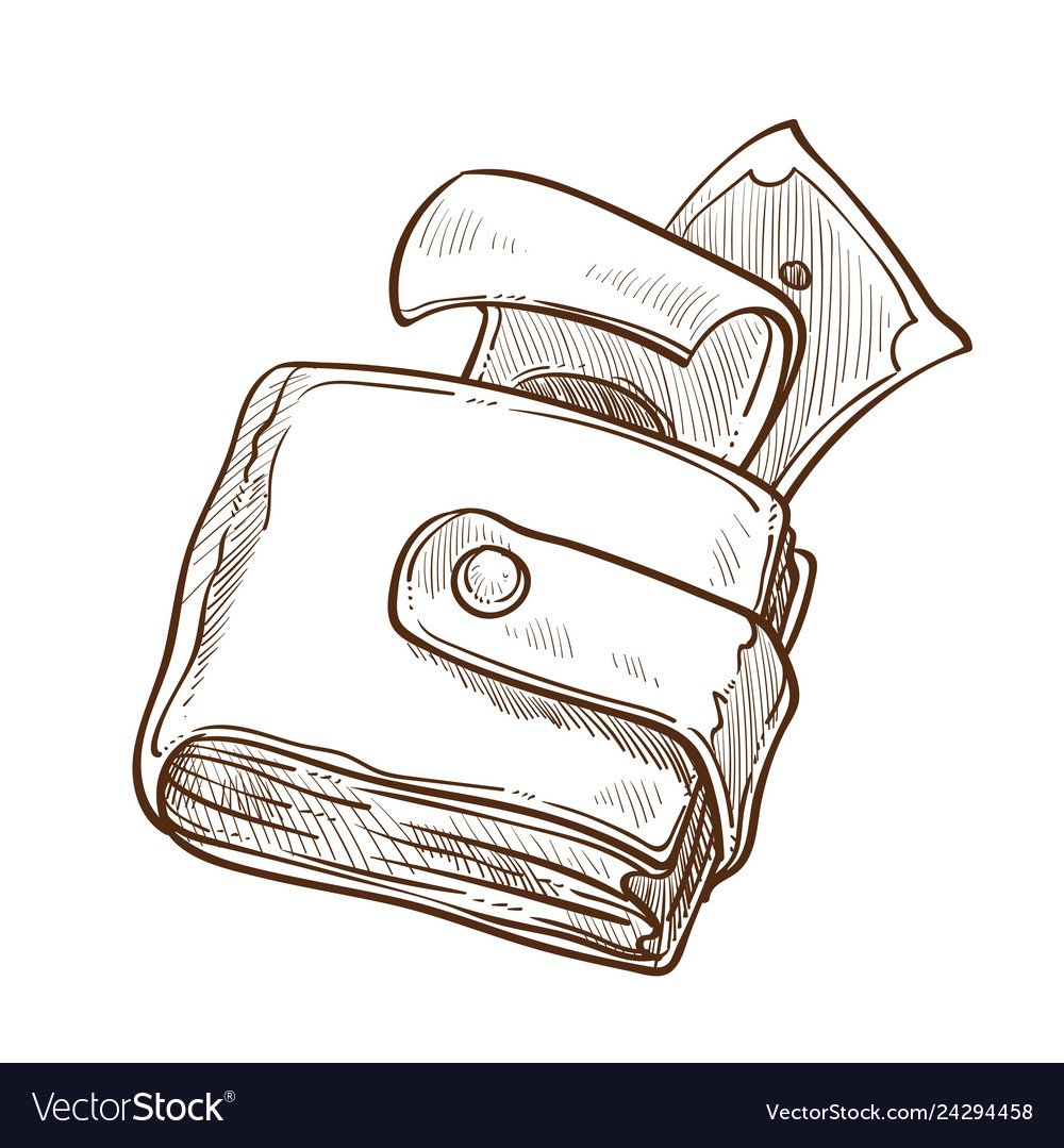 Кошелек скетч