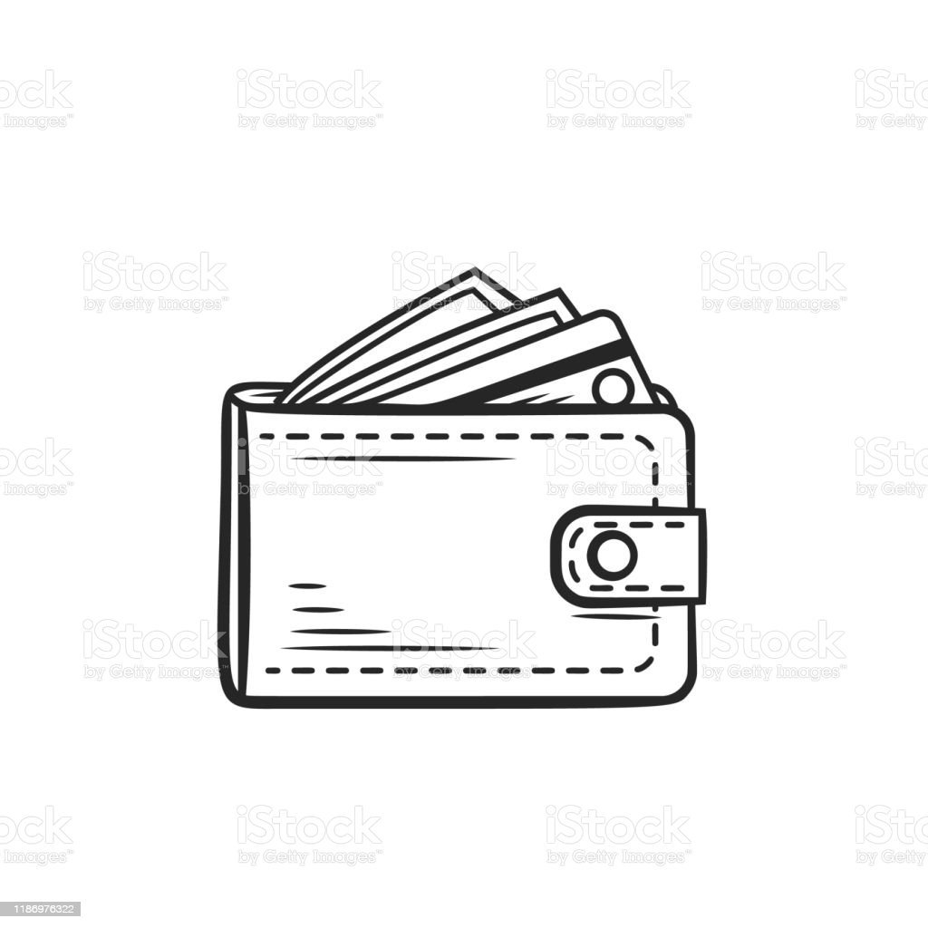 Кошелек карандашом