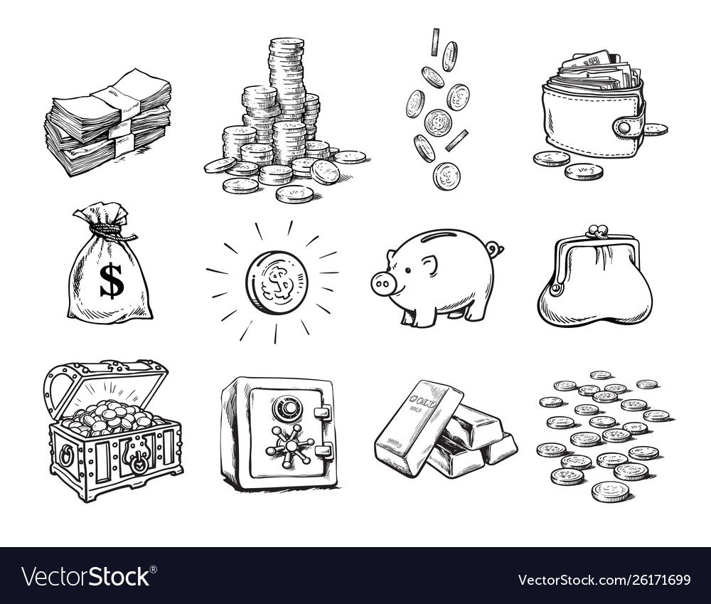 Деньги маленькие рисуночки