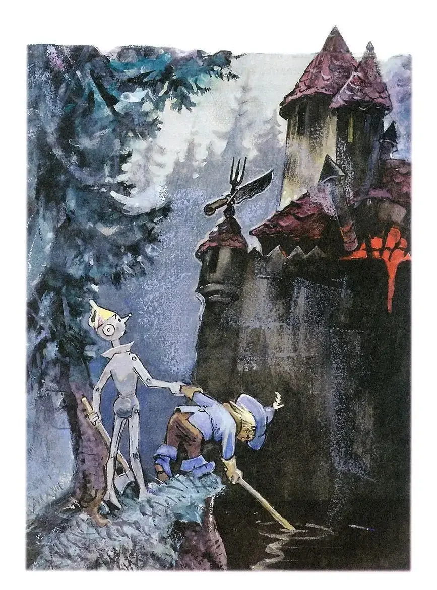 Замок людоеда волшебник изумрудного города