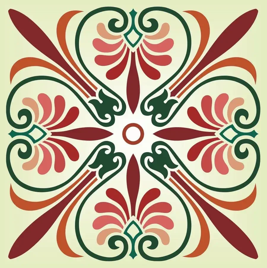 Растительные мотивы в орнаменте