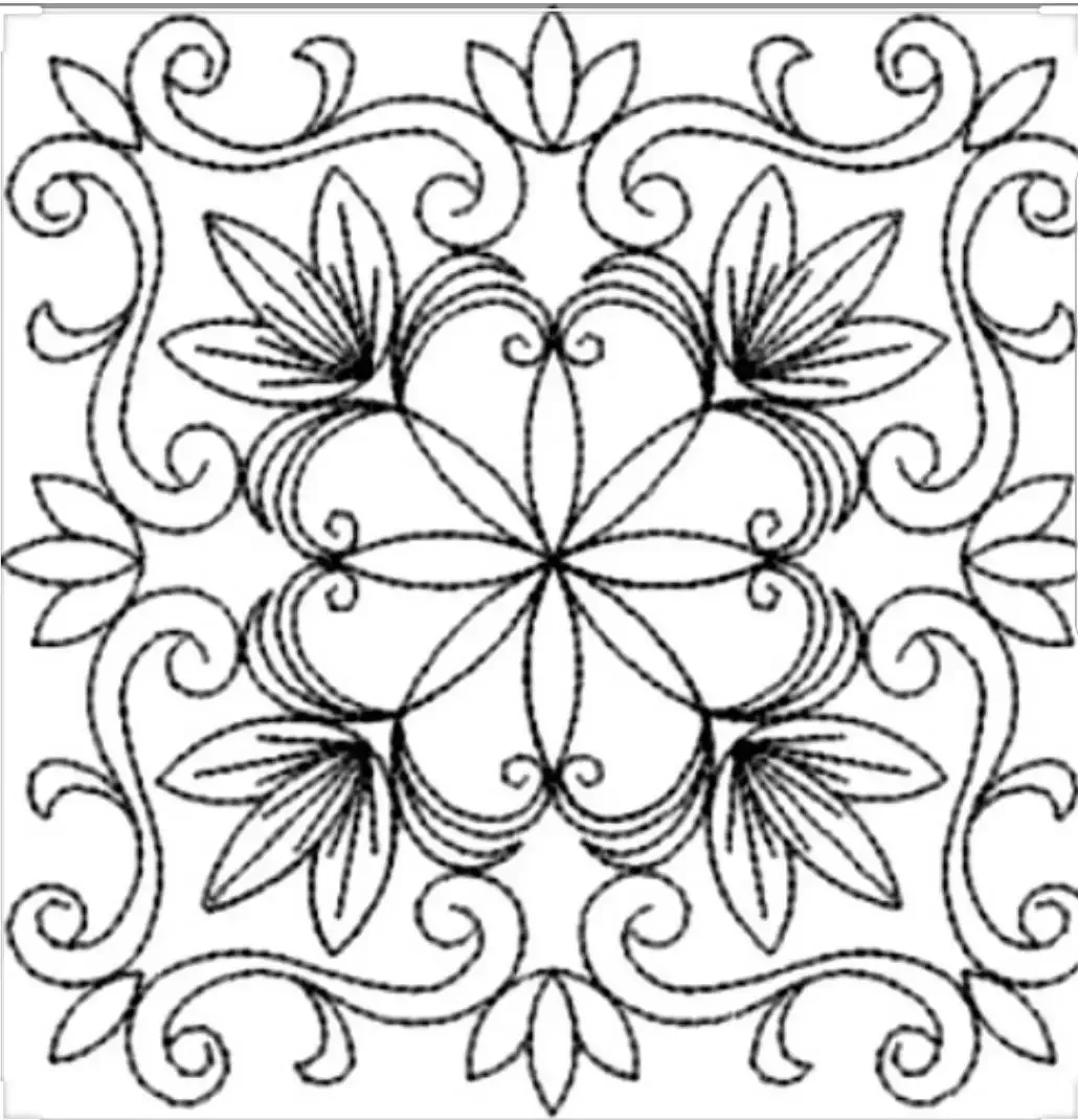 Узор в квадрате