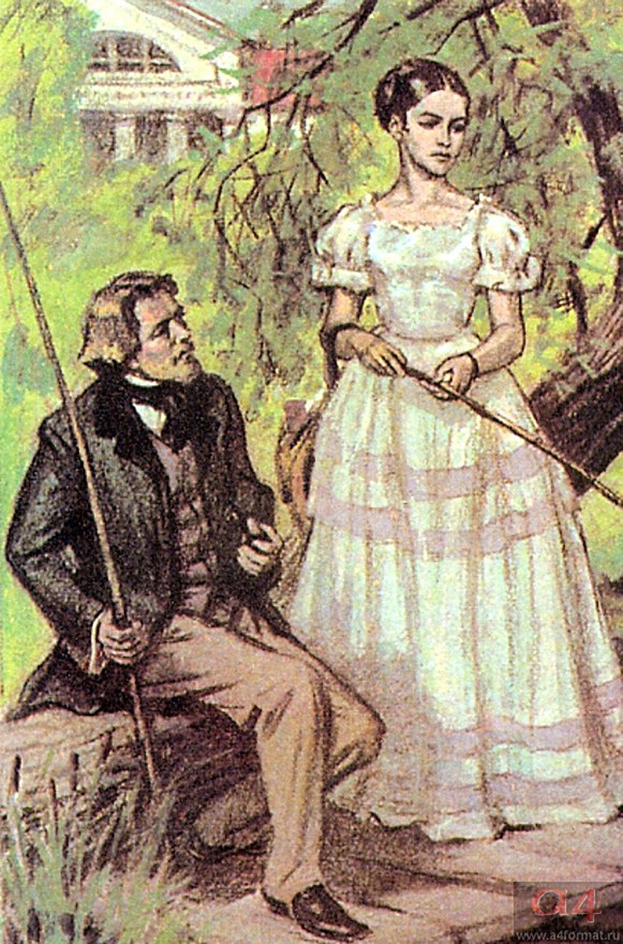 Иллюстрации к отцы и дети Тургенева