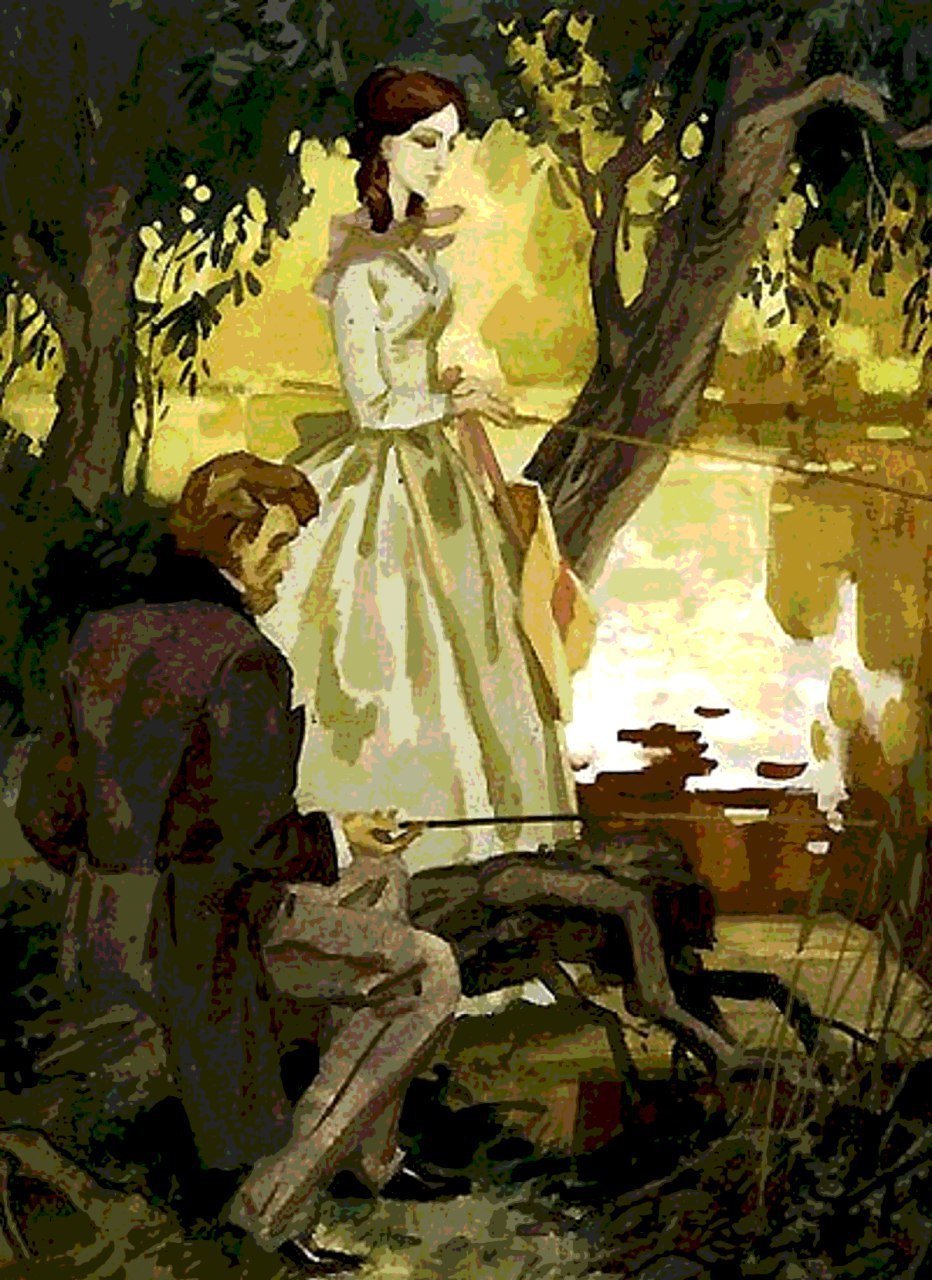 Иллюстрации к роману Тургенева Дворянское гнездо