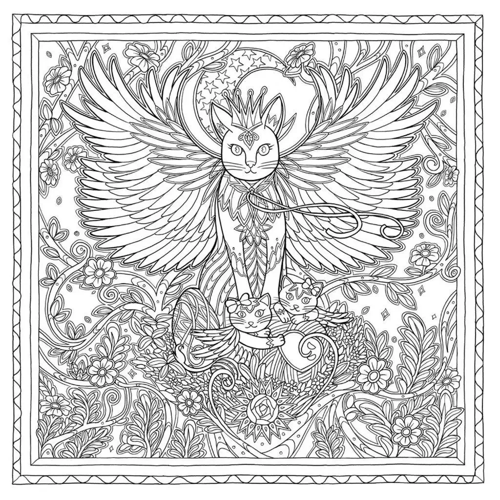 Раскраски для взрослых Мифические