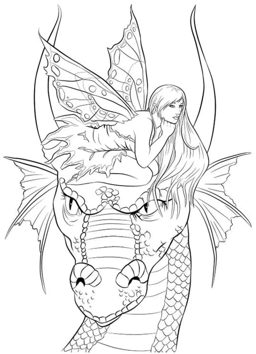 Раскраски фэнтези