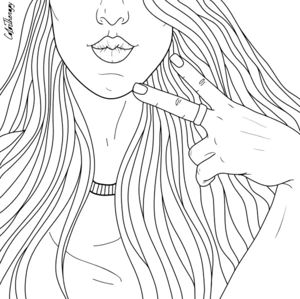 Раскраска для девочек