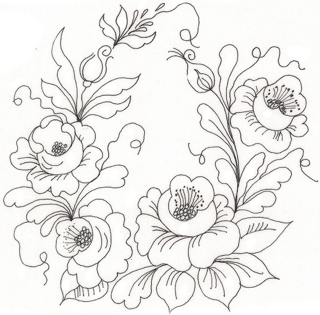 Казахский орнамент раскраска