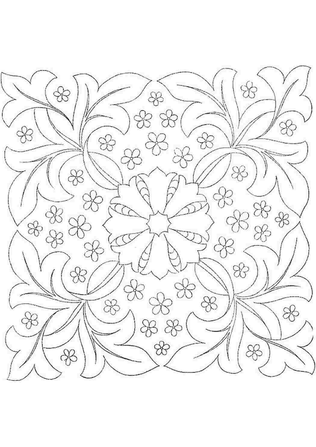 Трафареты узоров для стен