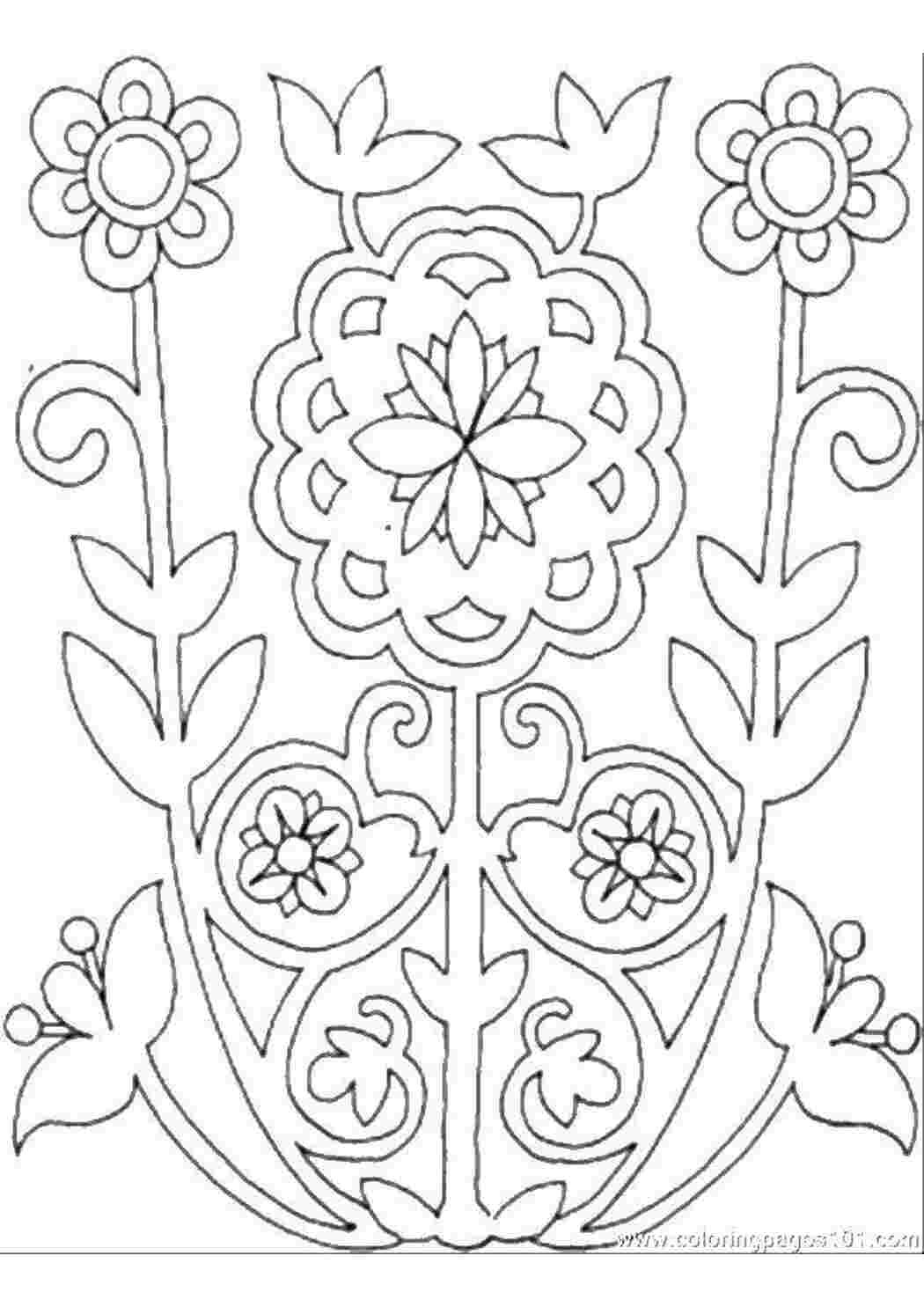 Петриковская роспись раскраска