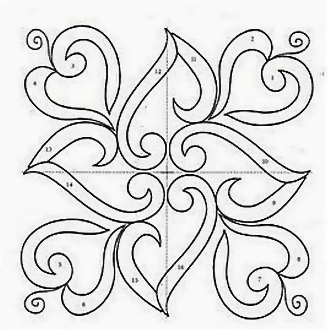 Узбекские узоры для рисования