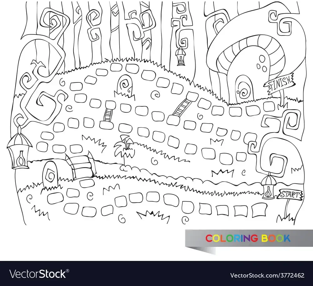 Настольная игра раскраска