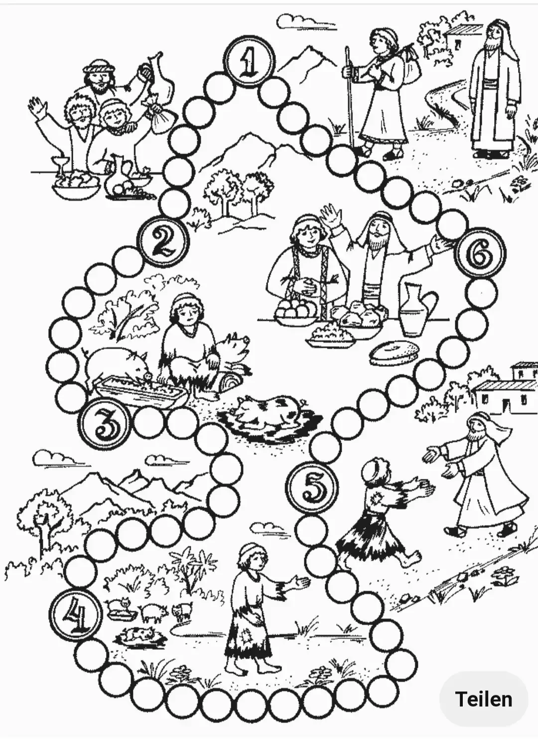Воскресная школа урок Блудный сын поделка