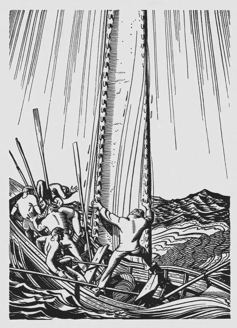 Моби Дик иллюстрации Рокуэлла