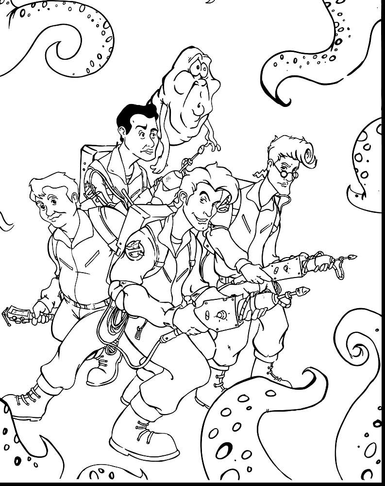 Раскраски охотников за привидениями