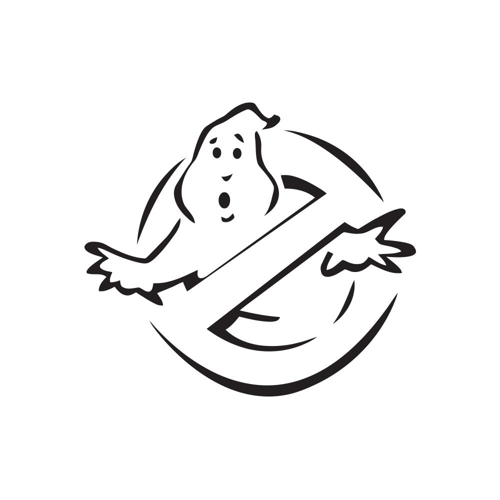 Значок охотники за привидениями раскраска