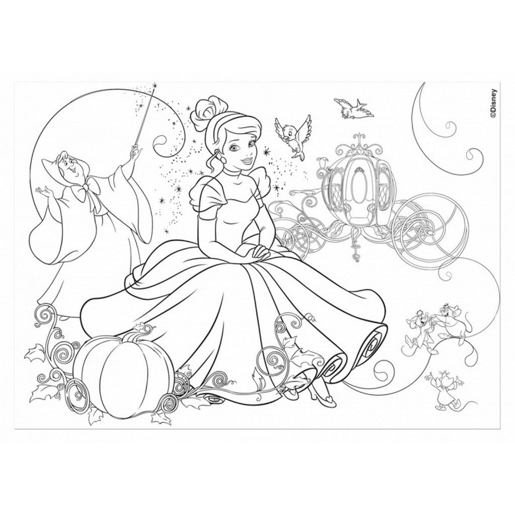 Шарль Перро Золушка раскраска
