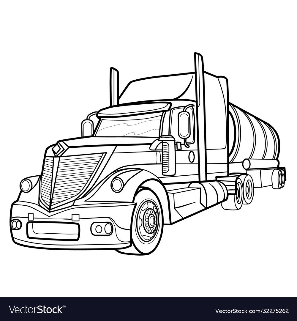 Раскраски американские фуры