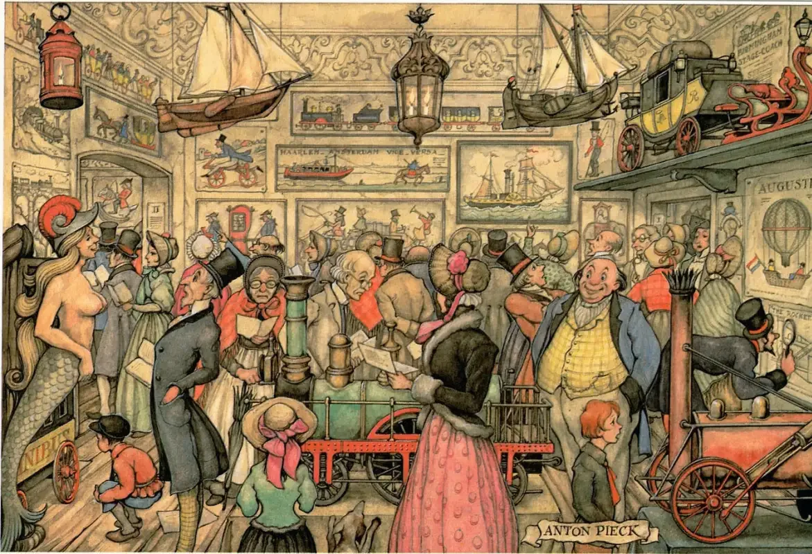 Голландский художник anton Pieck