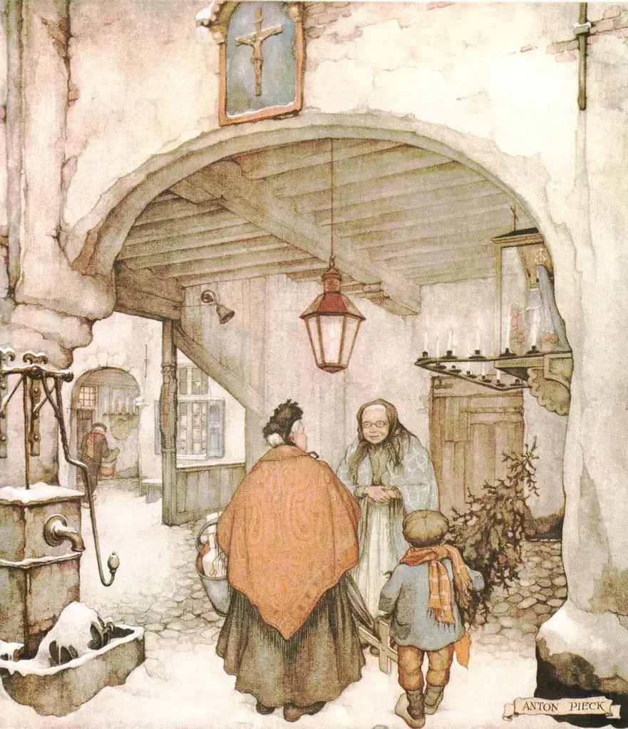 Голландский художник anton Pieck