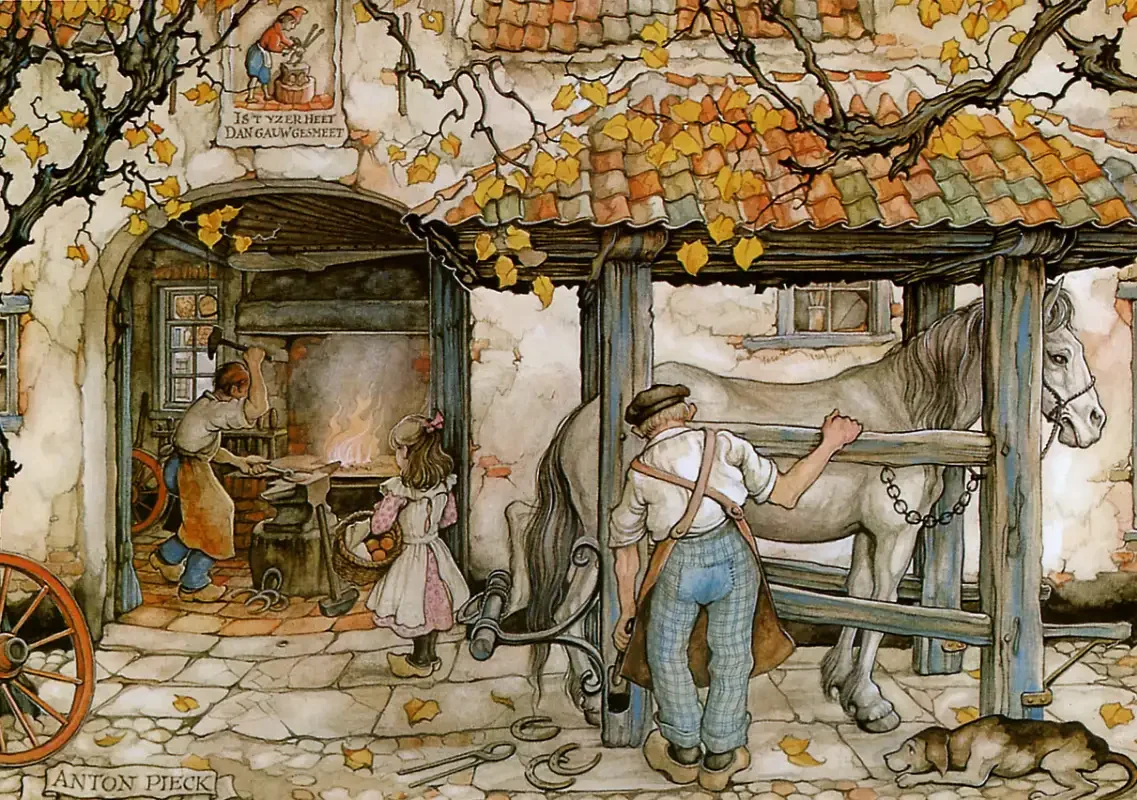 Антон пик anton Pieck (1895-1986
