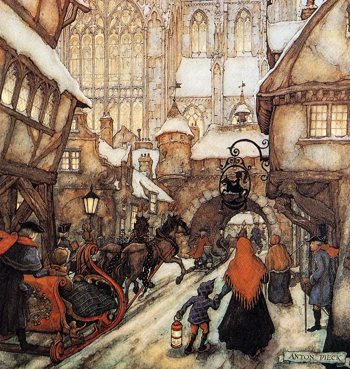 Голландский художник anton Pieck