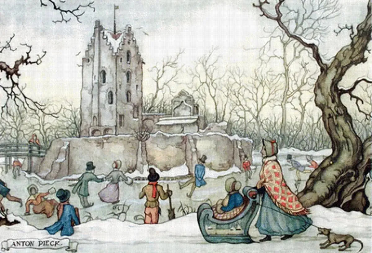Голландский художник anton Pieck
