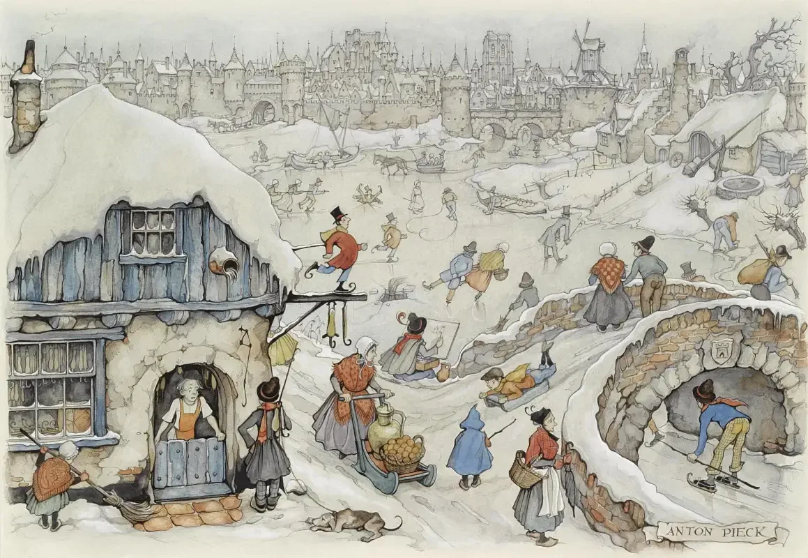 Голландский художник anton Pieck