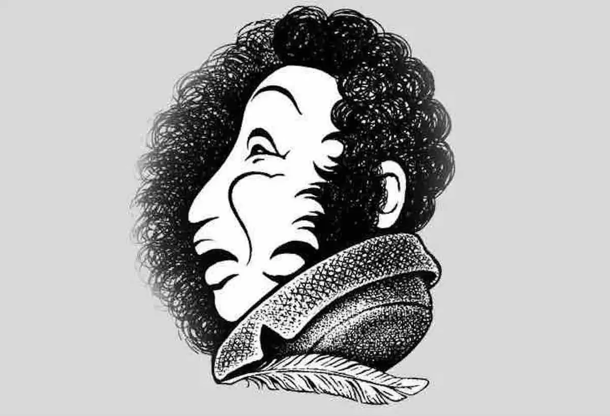 Лицо перевертыш рисунок