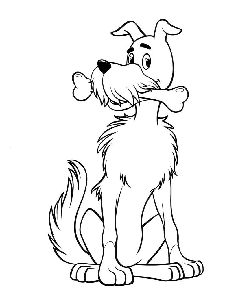Кошки и собаки раскраски для детей