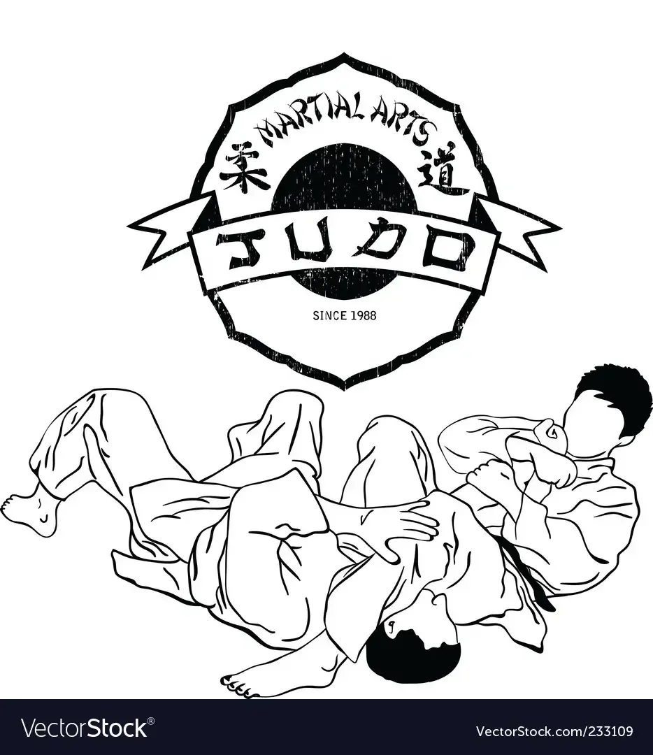 Надпись карандашом дзюдо