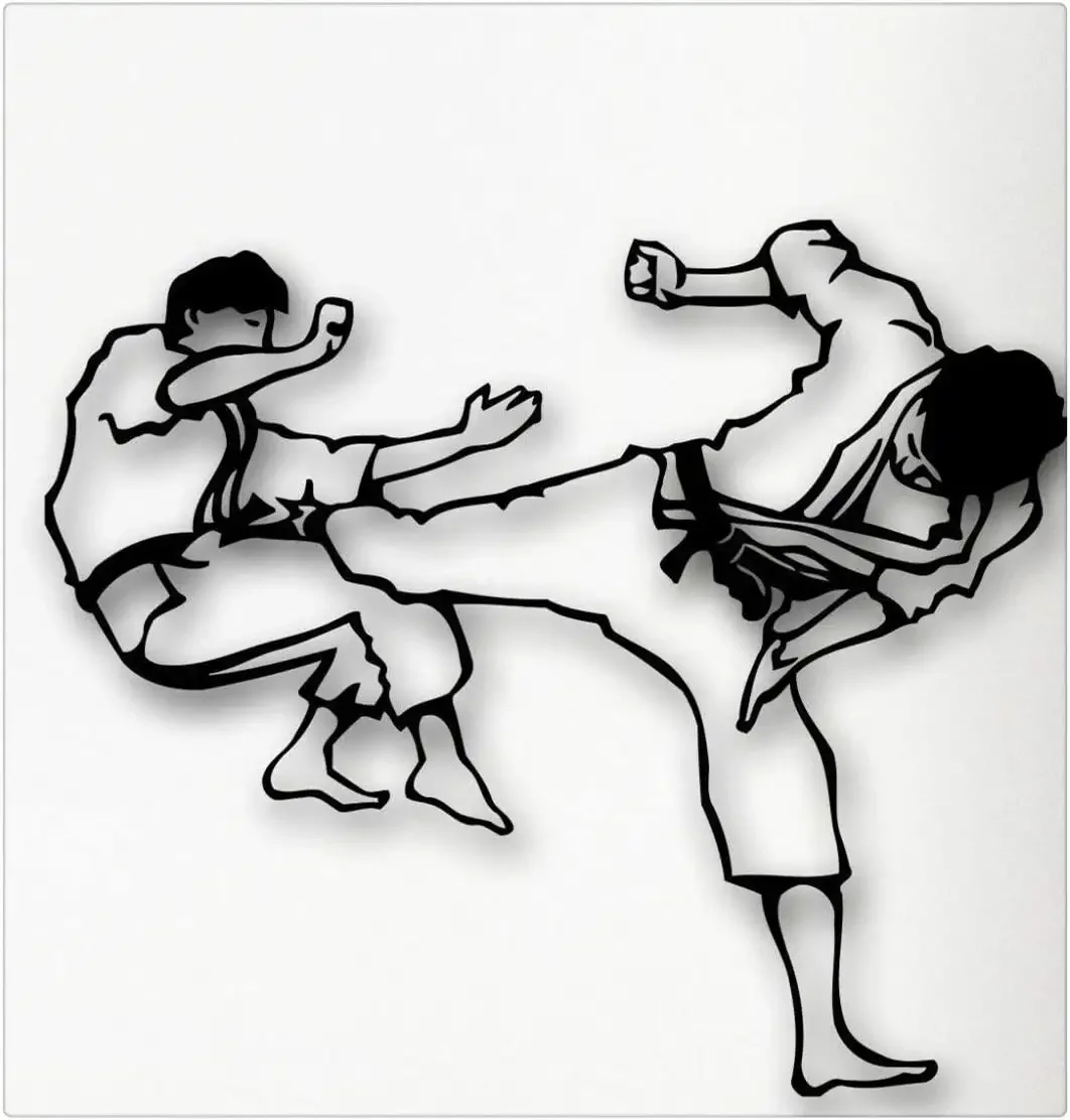 Раскраска каратист киокушинкай