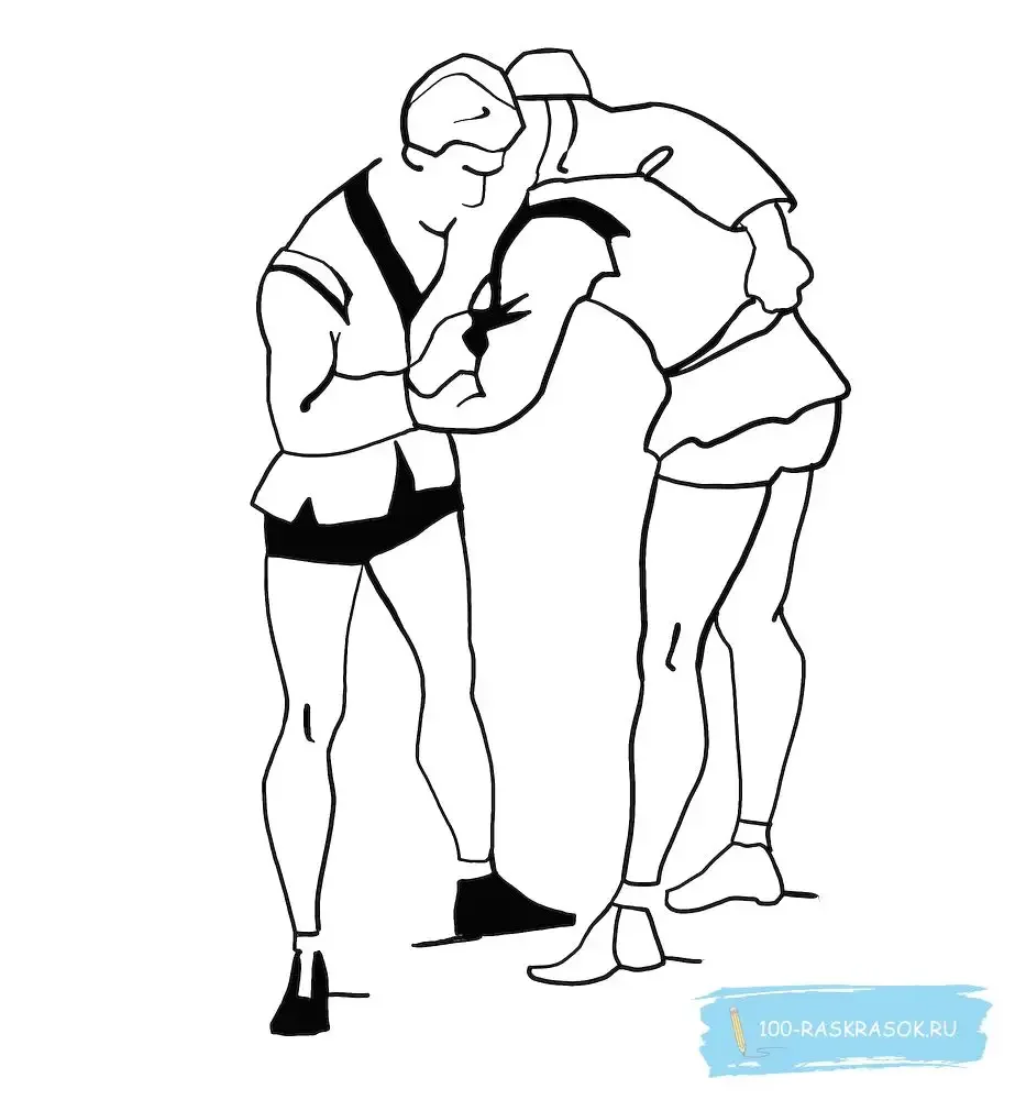 Самбо рисунок