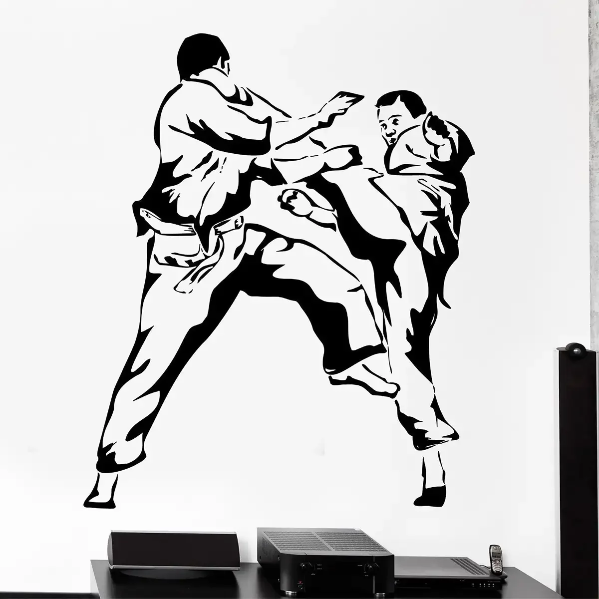 Каратэ киокушинкай силуэт