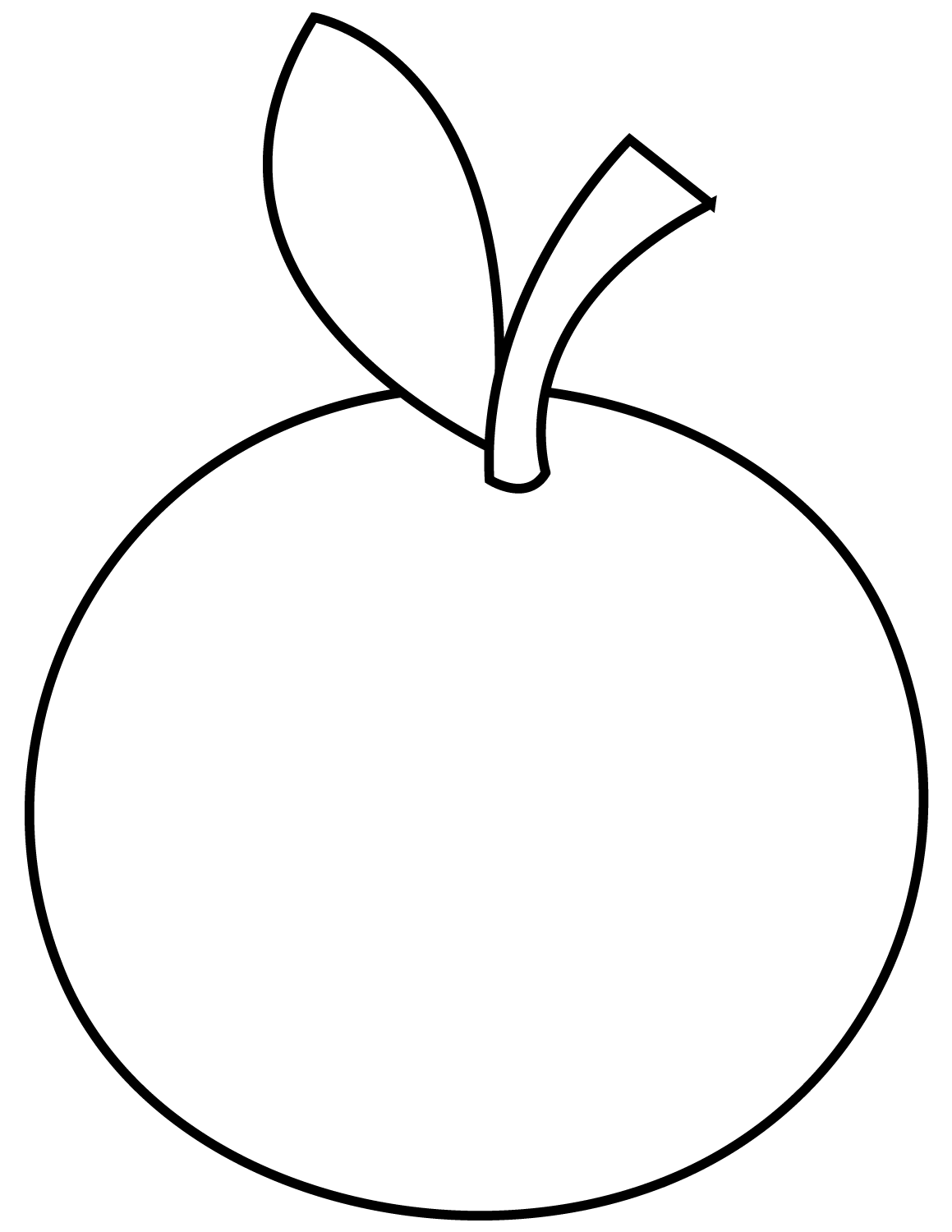 Апельсин раскраска