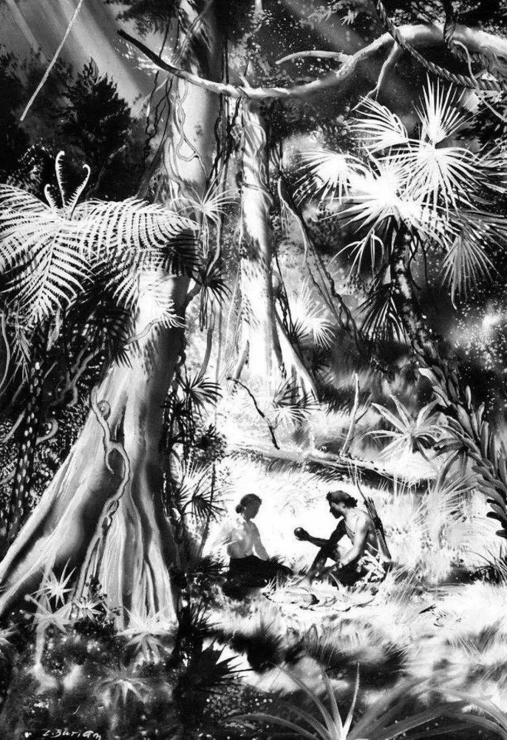 Зденек Буриан иллюстрации