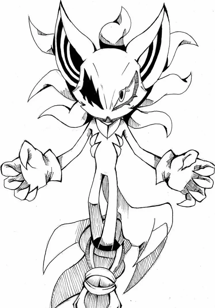 Раскраска Sonic Forces Infinite