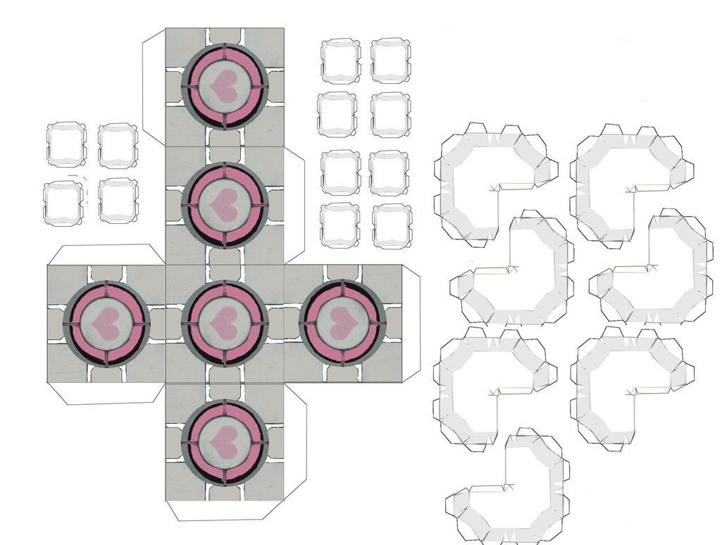 Portal 2 куб компаньон схема