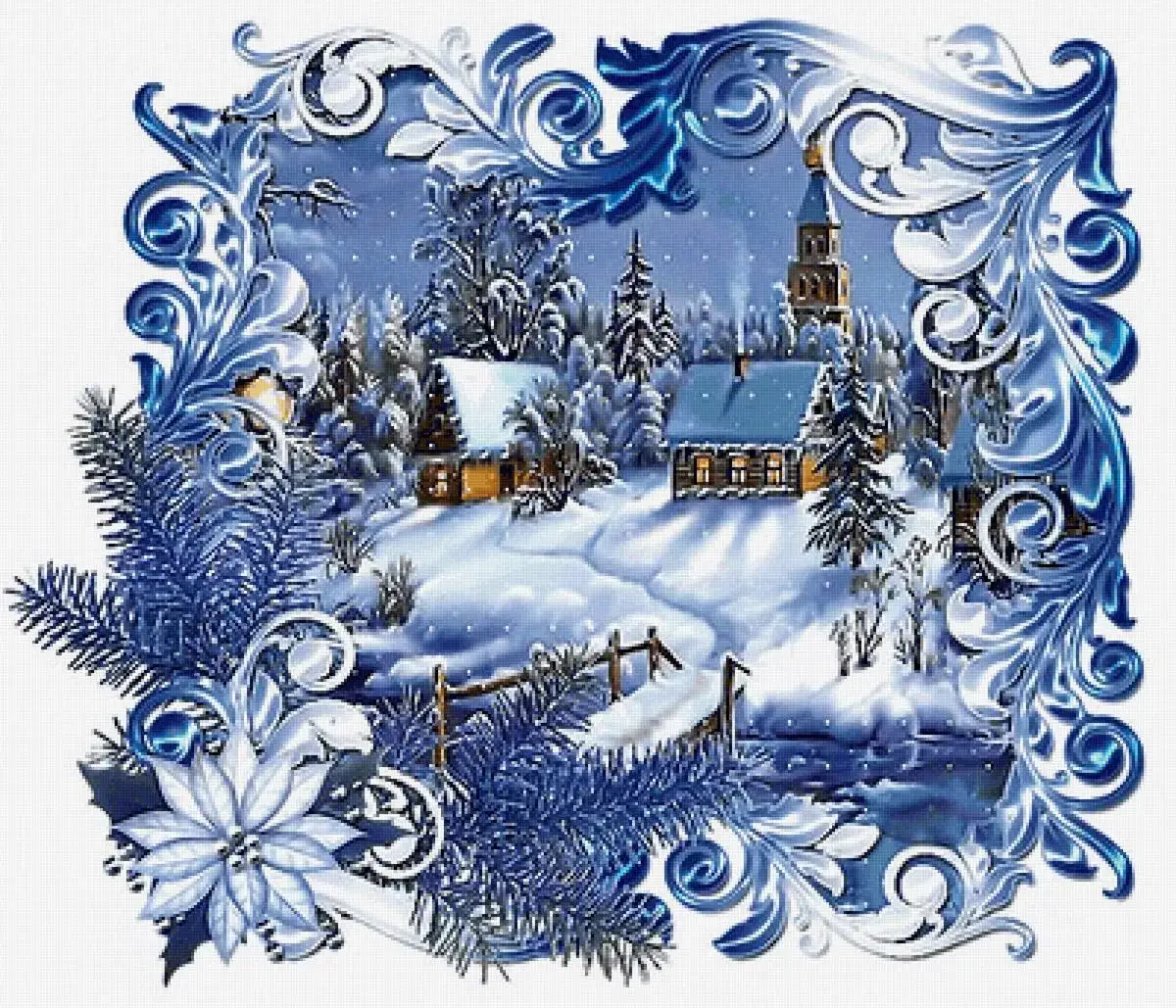 Зимние узоры